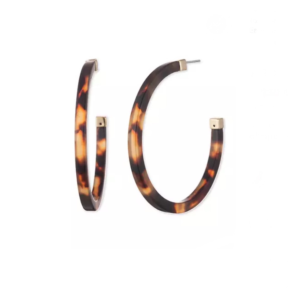 Lauren Ralph Lauren Tortoise Hoop Earrings